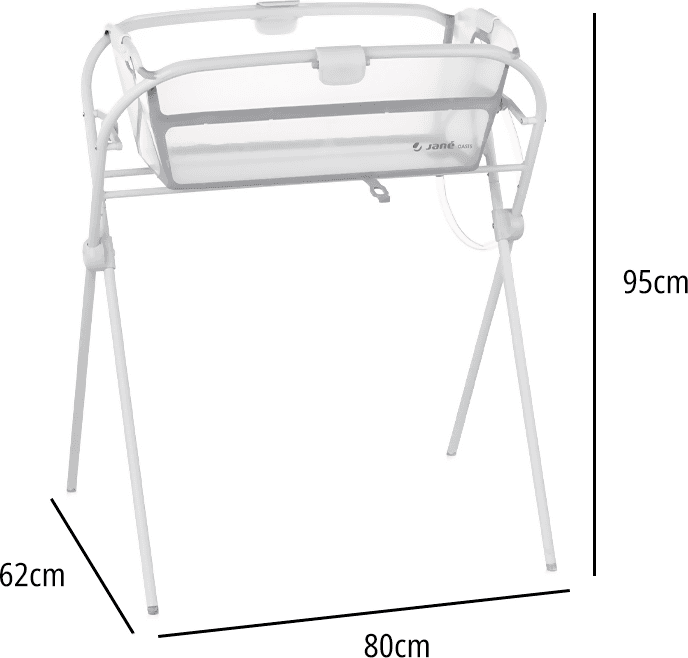 JANE' Stand Supporto con Vaschetta da Bagno Pieghevole Oasis - colore WHITE in Vaschette e riduttori Sanitaria Gioia del Bimbo - Villa San Giovanni, commercioVirtuoso.it