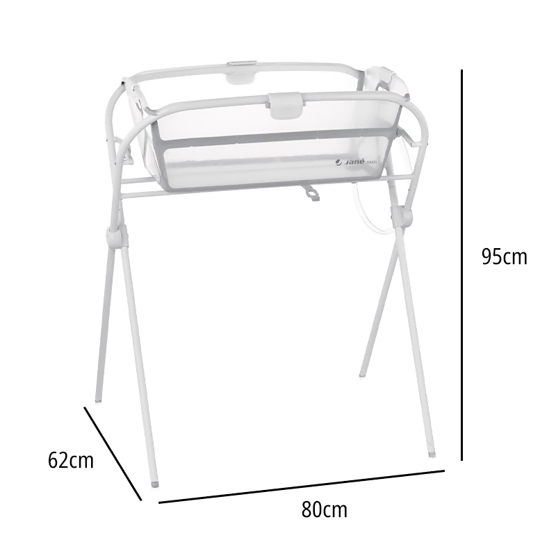 JANE' Stand Supporto con Vaschetta da Bagno Pieghevole Oasis - colore WHITE in Vaschette e riduttori Sanitaria Gioia del Bimbo - Villa San Giovanni, commercioVirtuoso.it