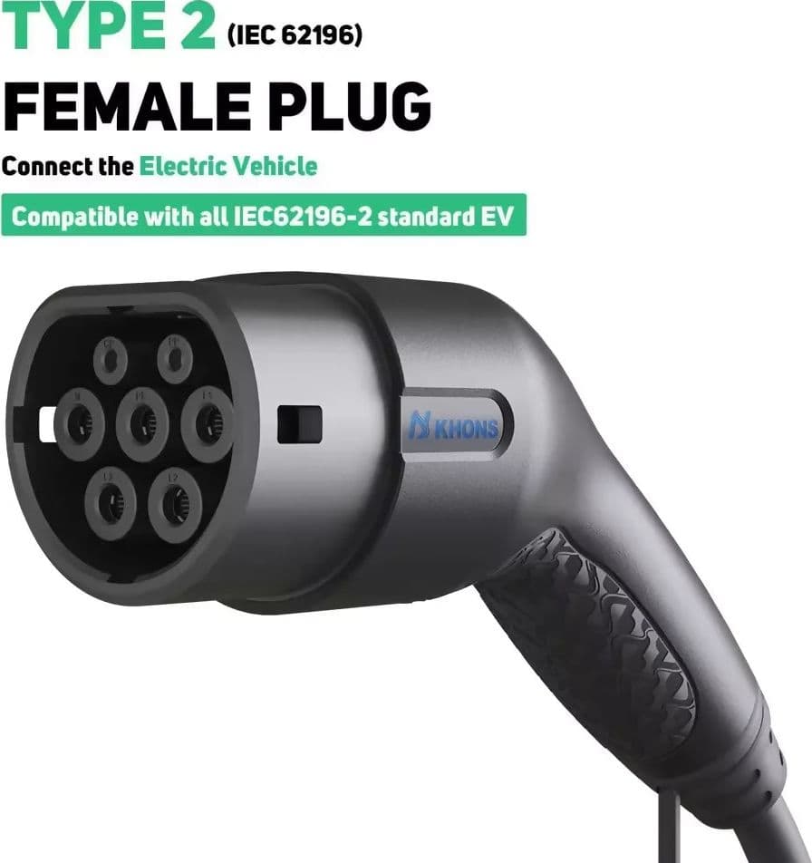CAVO DI RICARICA AUTO PER COLONNINE ELETTRICHE TIPO 2 trifase 22kw in Alimentazione ed elettricità Tech Service - Melito di Napoli, commercioVirtuoso.it