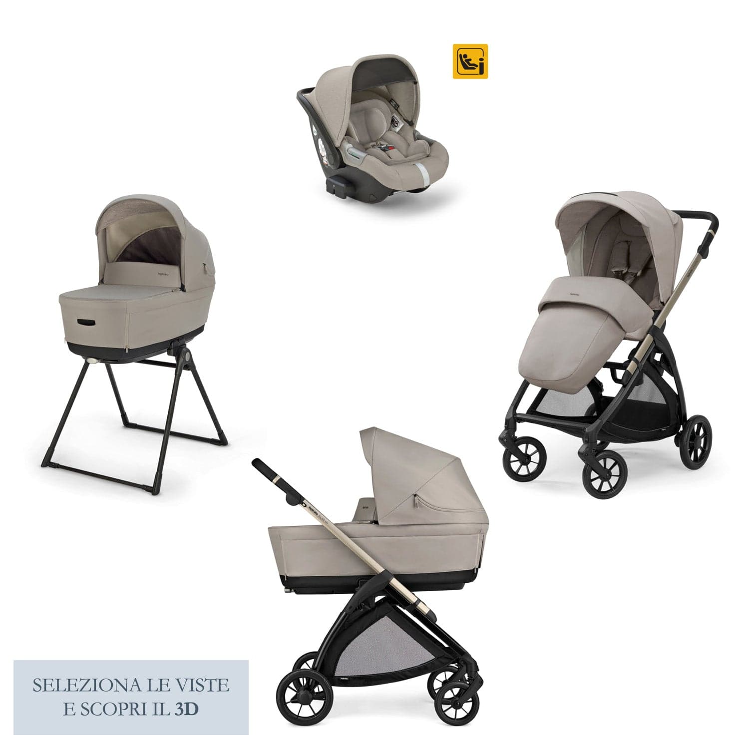 Kit System Quattro Inglesina Electa Darwin in Sistemi modulari La Casa Del Bebè - Napoli, commercioVirtuoso.it