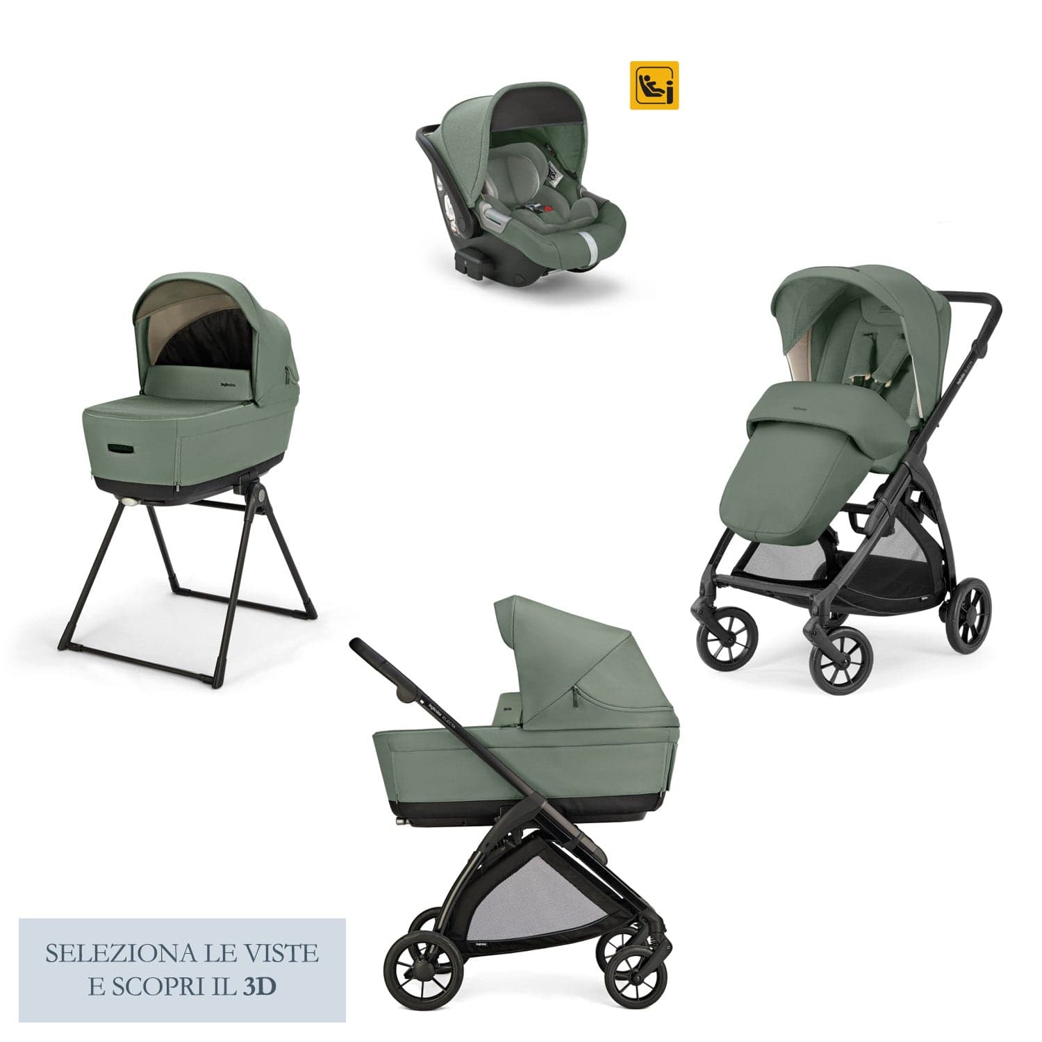 Kit System Quattro Inglesina Electa Darwin in Sistemi modulari La Casa Del Bebè - Napoli, commercioVirtuoso.it