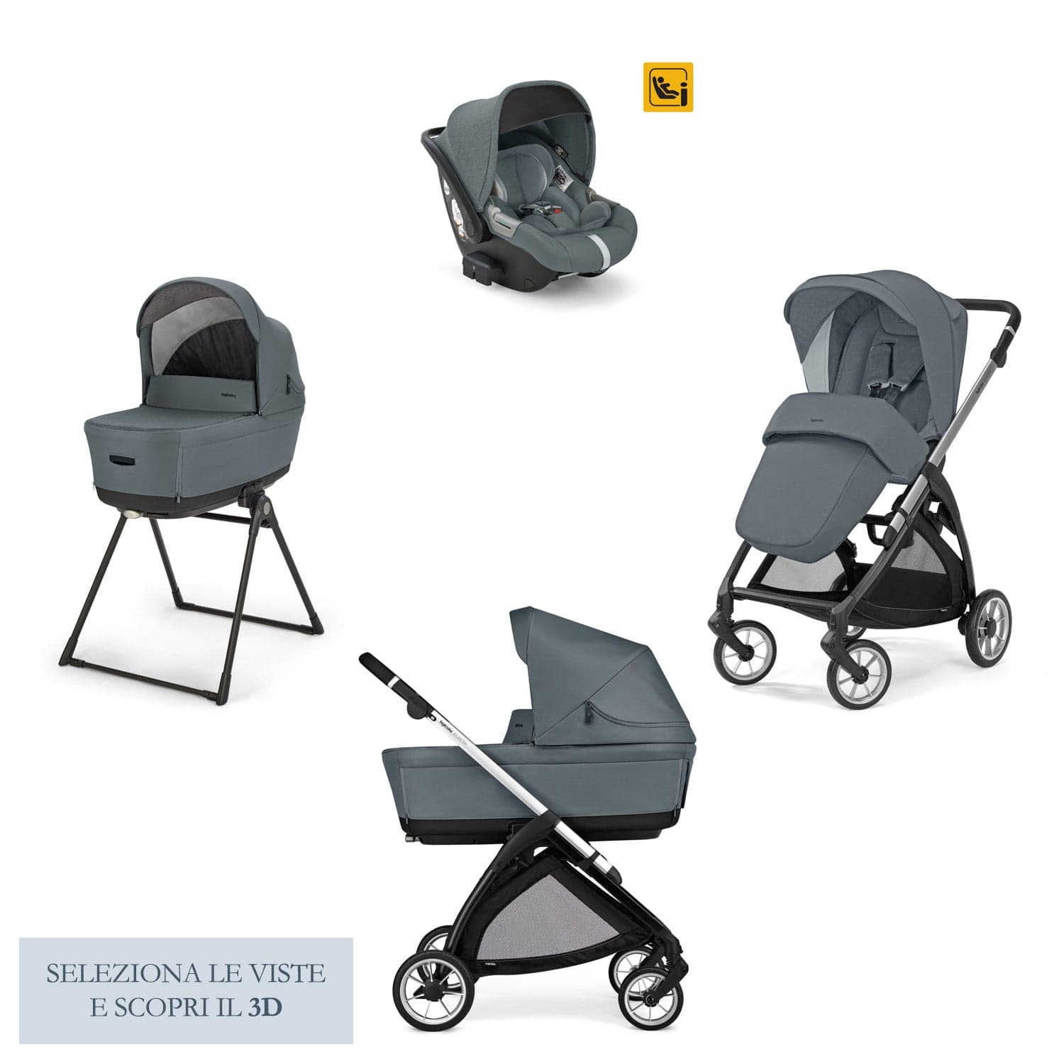 Kit System Quattro Inglesina Electa Darwin in Sistemi modulari La Casa Del Bebè - Napoli, commercioVirtuoso.it