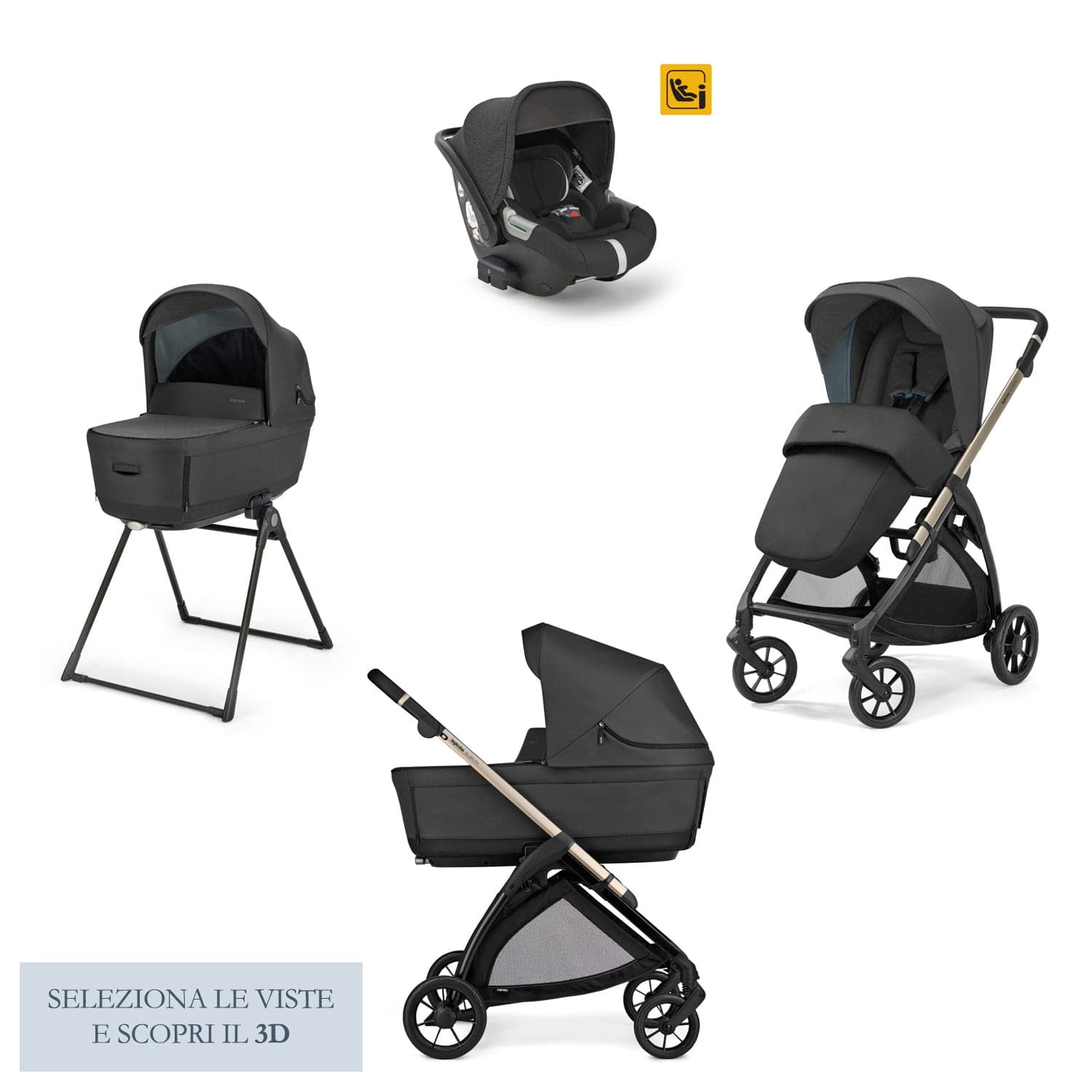 Kit System Quattro Inglesina Electa Darwin in Sistemi modulari La Casa Del Bebè - Napoli, commercioVirtuoso.it