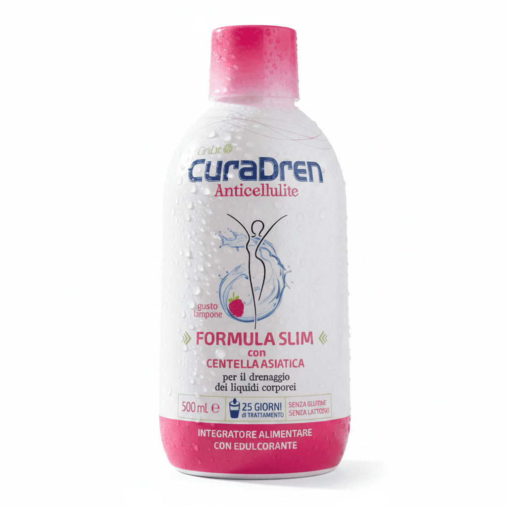 curadren anticellulite formula slim con centella asiatica per il drenaggio dei liquidi corporei 500ml 25 giorni di trattamento in Diuretici Farmacia Centrale M.le Iadevaia - Maddaloni, commercioVirtuoso.it