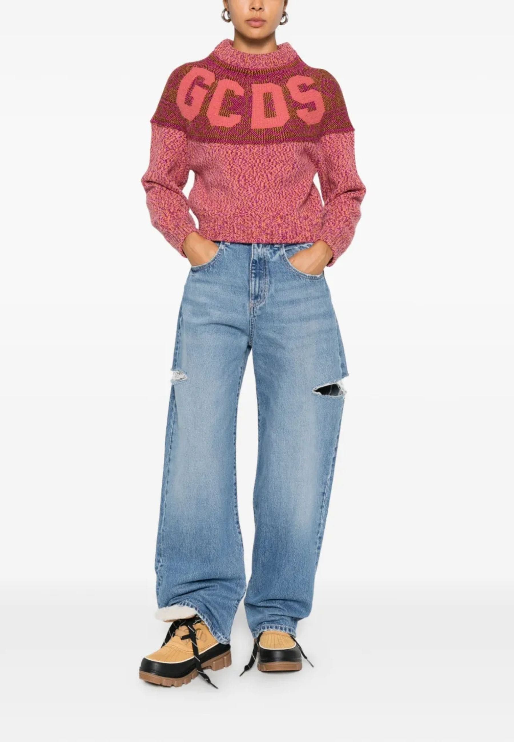 GCDS MAGLIONE SNOW SWEATER da donna in Maglioni Drestige - Casamassima, commercioVirtuoso.it