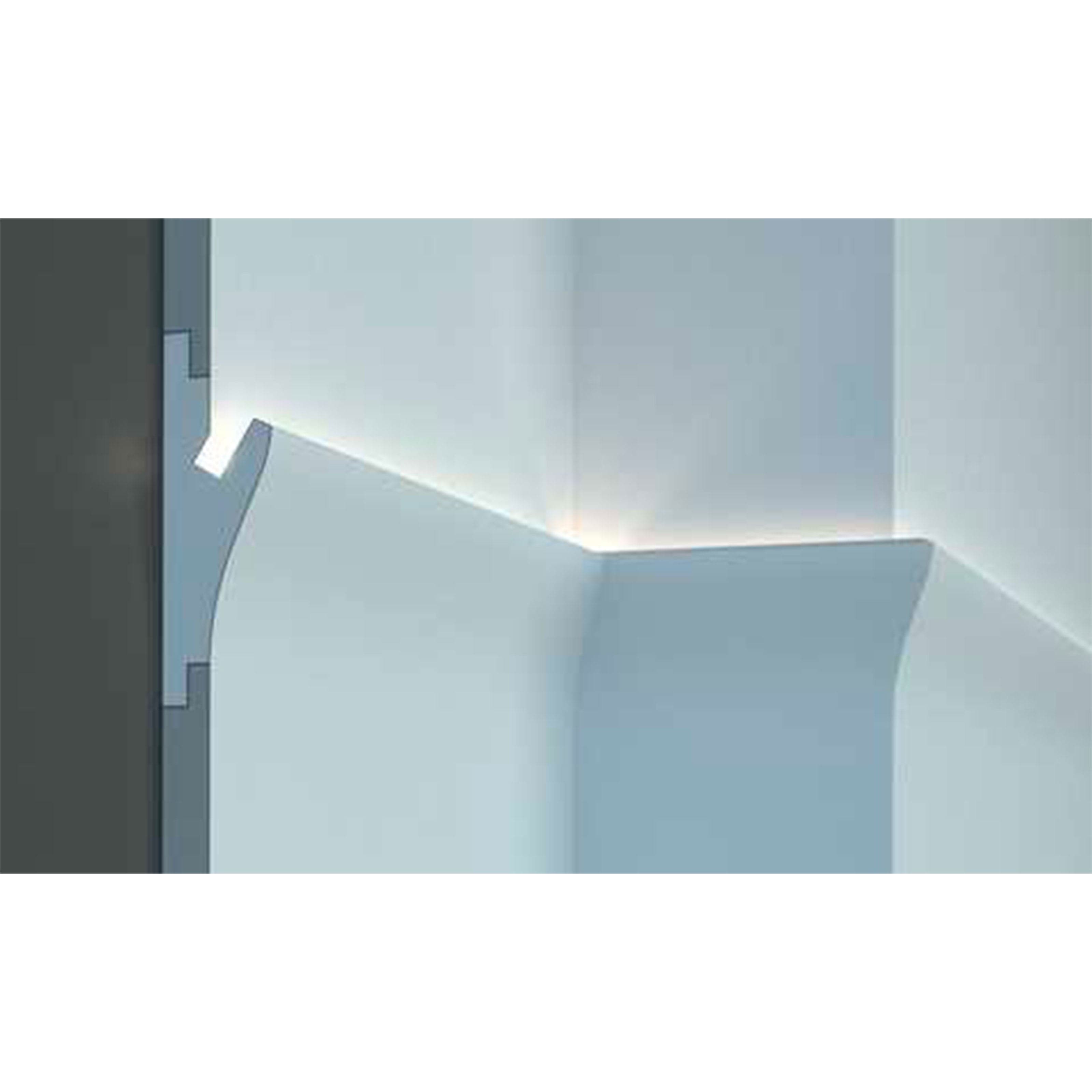 €14,99 a barra *** STOCK *** Pacco da 8 barre di cornice XPS  Con alloggio LED 50X170x1150 KD403