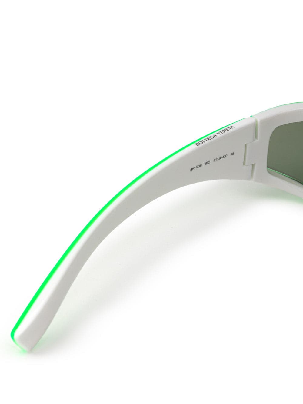 Bottega Veneta Occhiali da Sole in Acetato Verde Acido e Bianco da donna in Occhiali da sole Drestige - Casamassima, commercioVirtuoso.it