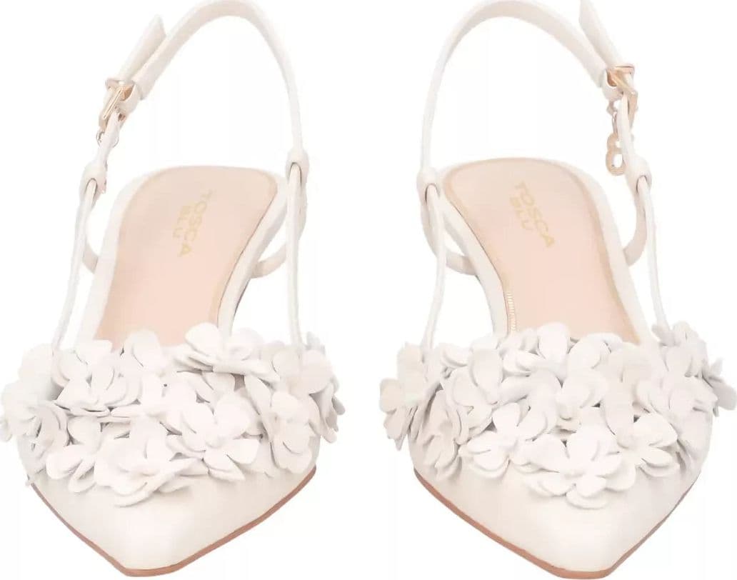 ToscaBlu Donna Slingback Doha in pelle con fiori in Scarpe col tacco Cantali Calzature - Randazzo, commercioVirtuoso.it