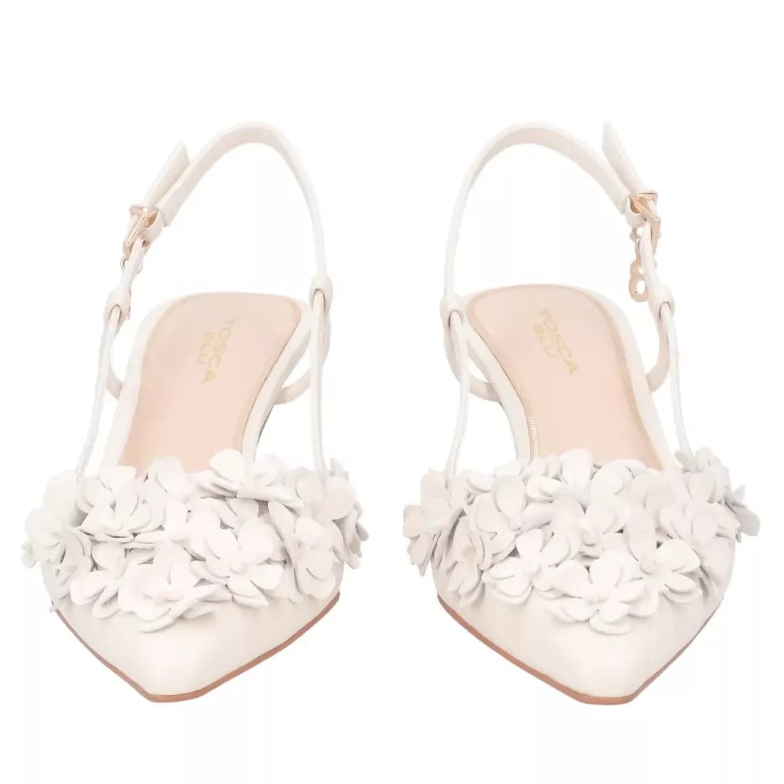 ToscaBlu Donna Slingback Doha in pelle con fiori in Scarpe col tacco Cantali Calzature - Randazzo, commercioVirtuoso.it