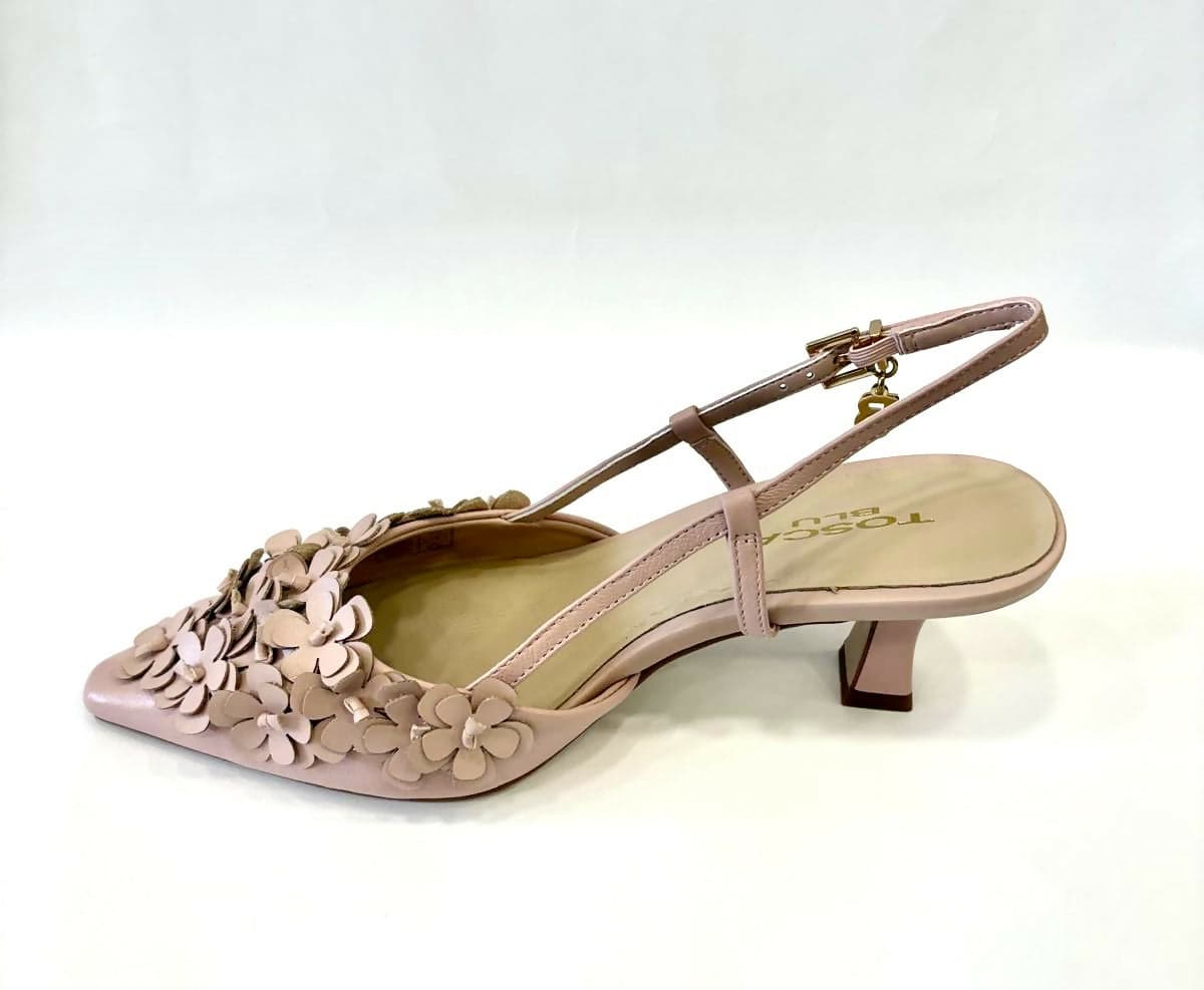 ToscaBlu Donna Slingback Doha in pelle con fiori in Scarpe col tacco Cantali Calzature - Randazzo, commercioVirtuoso.it