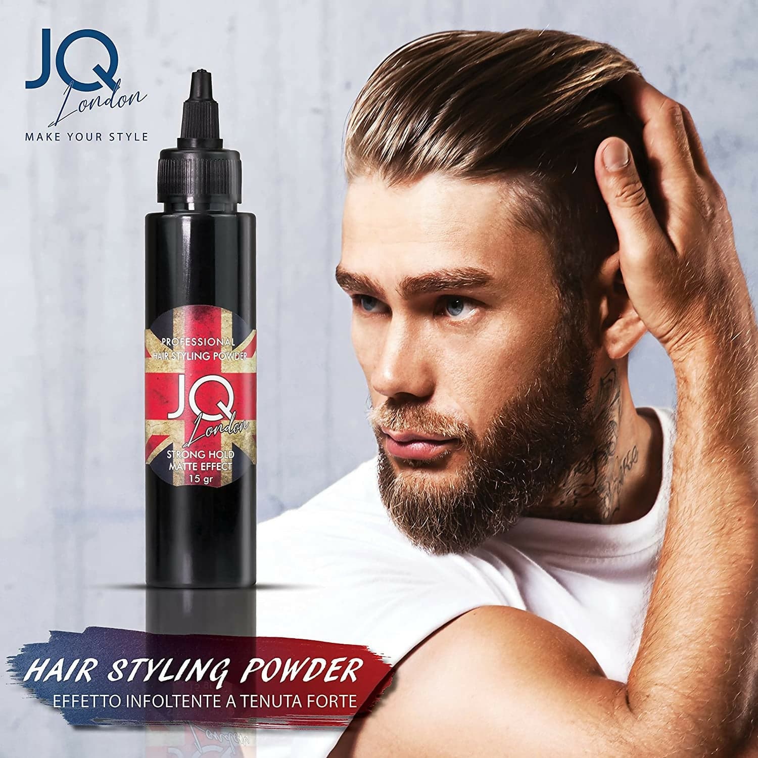 Cera in Polvere per Capelli Uomo Professionale polvere volumizzante strong 15gr in Polveri volumizzanti per radici Ricci Perfetti - Partinico, commercioVirtuoso.it