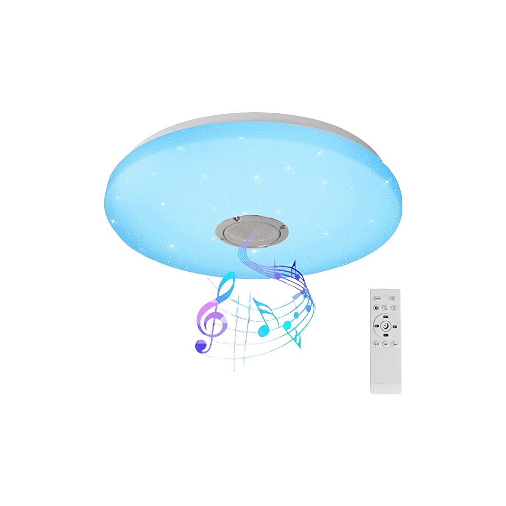 36W Musica Plafoniera Bluetooth LED Lampada a Soffitto con Telecomando