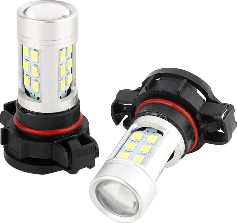 Coppia Lampade Led H16 PS24W Canbus 21smd Luce Diurna 26W Compatibile Peugeot 207 208 307 in Luci diurne Solgeny - Besate, commercioVirtuoso.it