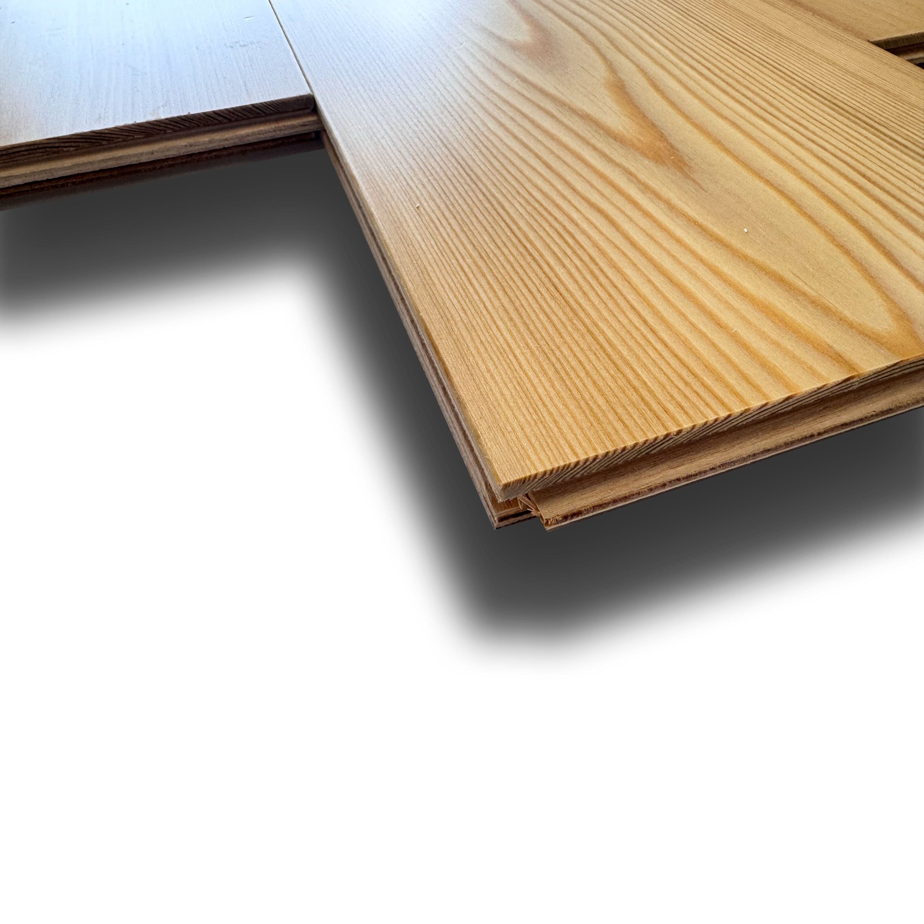 €29,99MQ *MEGA STOCK* Lotto da 53mq di Listone prefinito LARICE PRIMA - OLIATO 15,5x180x500/800mm (4mm nobile) - Eternal Parquet