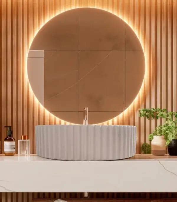 Lavabo Da Appoggio In Cemento - Oyster Grey in Lavabi Shopbagno.it - Roma, commercioVirtuoso.it