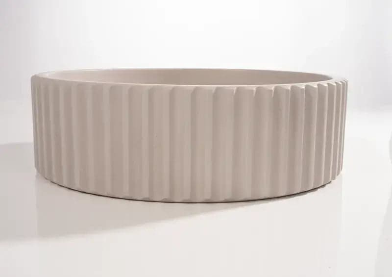 Lavabo Da Appoggio In Cemento - Oyster Grey in Lavabi Shopbagno.it - Roma, commercioVirtuoso.it
