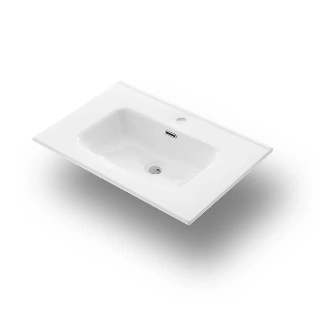 Composizione Bagno 80cm Sospesa Con Due Cassetti E Specchio Con Lampada in Mobiletti con lavabo Shopbagno.it - Roma, commercioVirtuoso.it