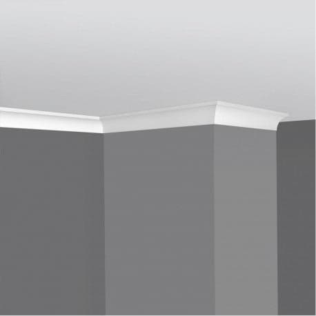€0,76ml *** STOCK *** Pacco da 144ml di cornice decorativa in polistirene compatto XPS 50X50x2000 A7 Eternal Parquet