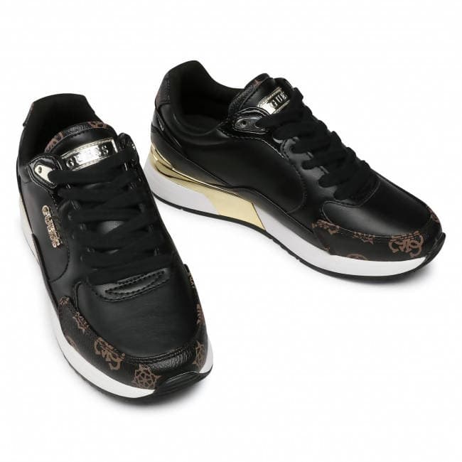 Guess Sneakers Nere Donna Scarpe Sportive Lacci Suola In Gomma Scarpa Fl5moxfal12 Casual Logo Sneaker Nera Fashion in Sneaker casual Euforia - Bronte, commercioVirtuoso.it
