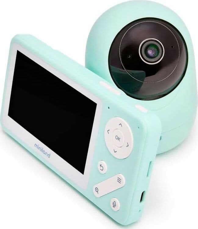 Miniland Digimonitor Anywhere Baby Monitor Dual con Telecamera Motorizzata | Monitor 4,2” e App Mobile | Visione Notturna, Registrazione SD, Comunicazione Bidirezionale in Monitor video Sanitaria Gioia del Bimbo - Villa San Giovanni, commercioVirtuoso.it