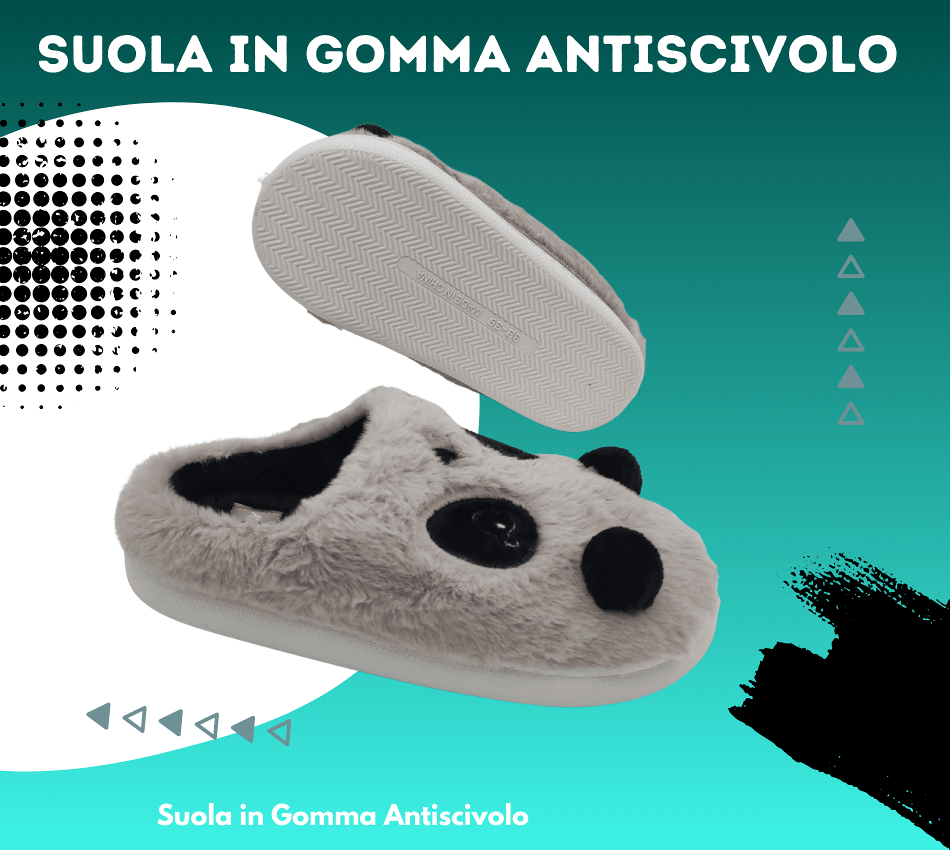 Ciabatte Animali da Donna, Pantofole Invernali Calde e Pelose, Morbide e Simpatiche Babbucce a Panda in Ciabatte moda Primo Calzature - Venezia, commercioVirtuoso.it