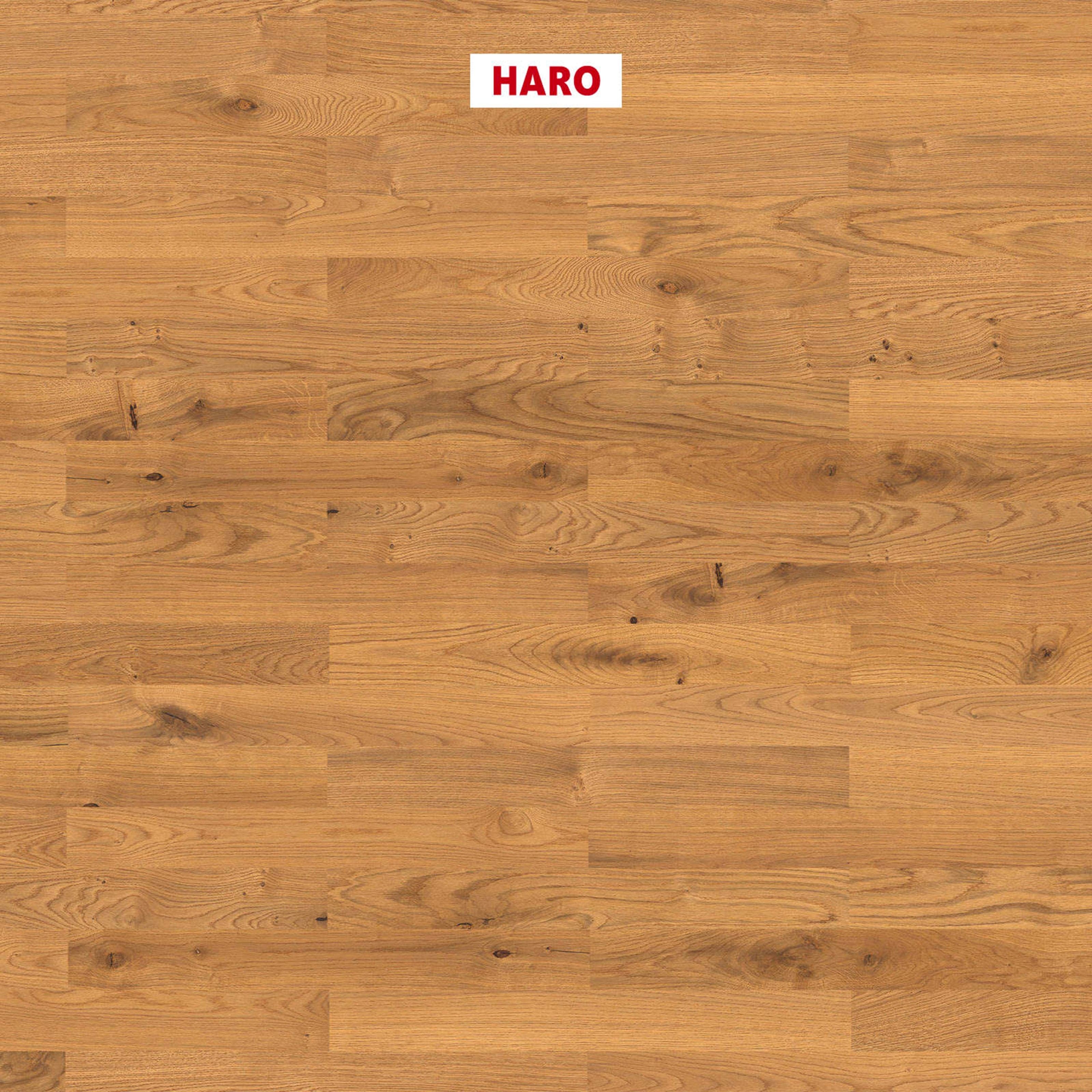 €29,90mq ***STOCK***  Lotti da 90,44mq di  LISTONE HARO in legno, rovere FAMILY OLIATO Spazz. 10x85x771 - Eternal Parquet