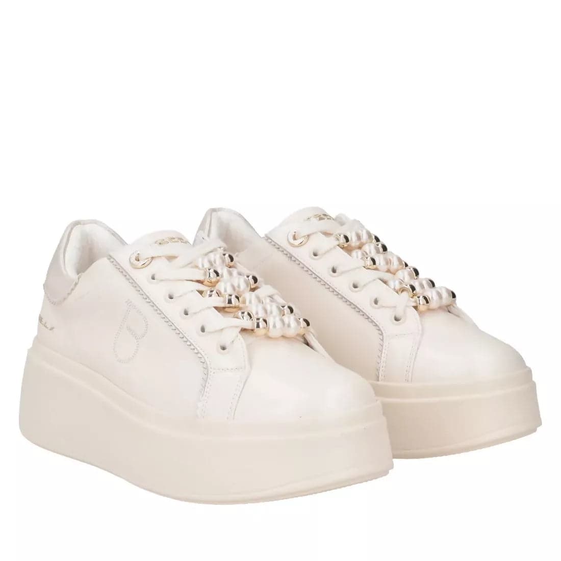 ToscaBlu Donna Sneakers gioiello Clara in pelle con perle in Sneaker casual Cantali Calzature - Randazzo, commercioVirtuoso.it