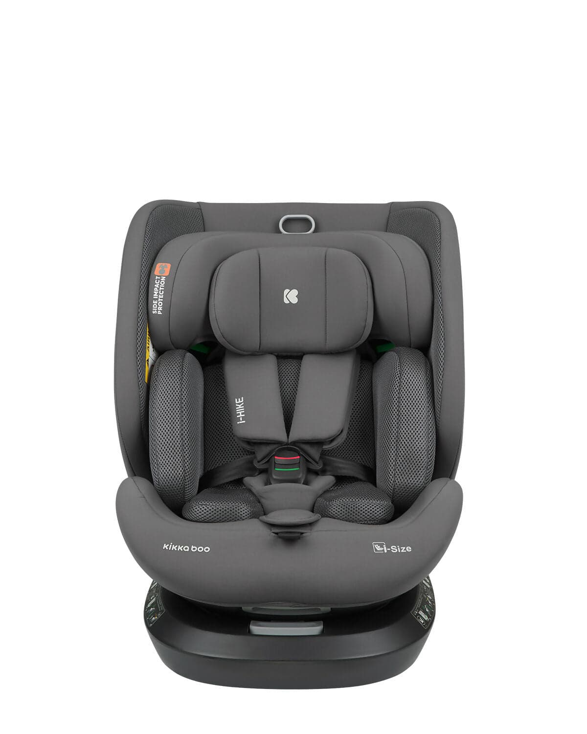 KIKKABOO Seggiolino Auto 40-150 cm i-Hike i-SIZE Dark Grey - Seggiolino Auto con Base Isofix, Da 40 a 150 cm, Omologato ECE R129/03, Girevole A 360° E Reclinabile, Gruppo 0+/1/2/3 Da 0 A 12 Anni, Dark Grey, grigio in Seggiolini auto Sanitaria Gioia del Bimbo - Villa San Giovanni, commercioVirtuoso.it