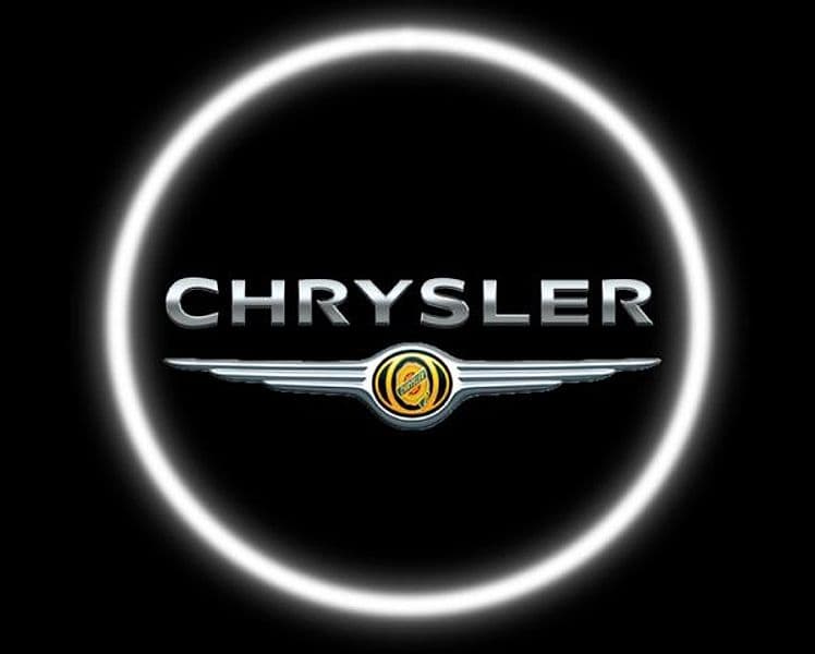 Logo Led Proiettore Sottoporta CHRYSLER 12V 5W Adesivo Cortesia Luci Universale Auto in Luci abitacolo Solgeny - Besate, commercioVirtuoso.it