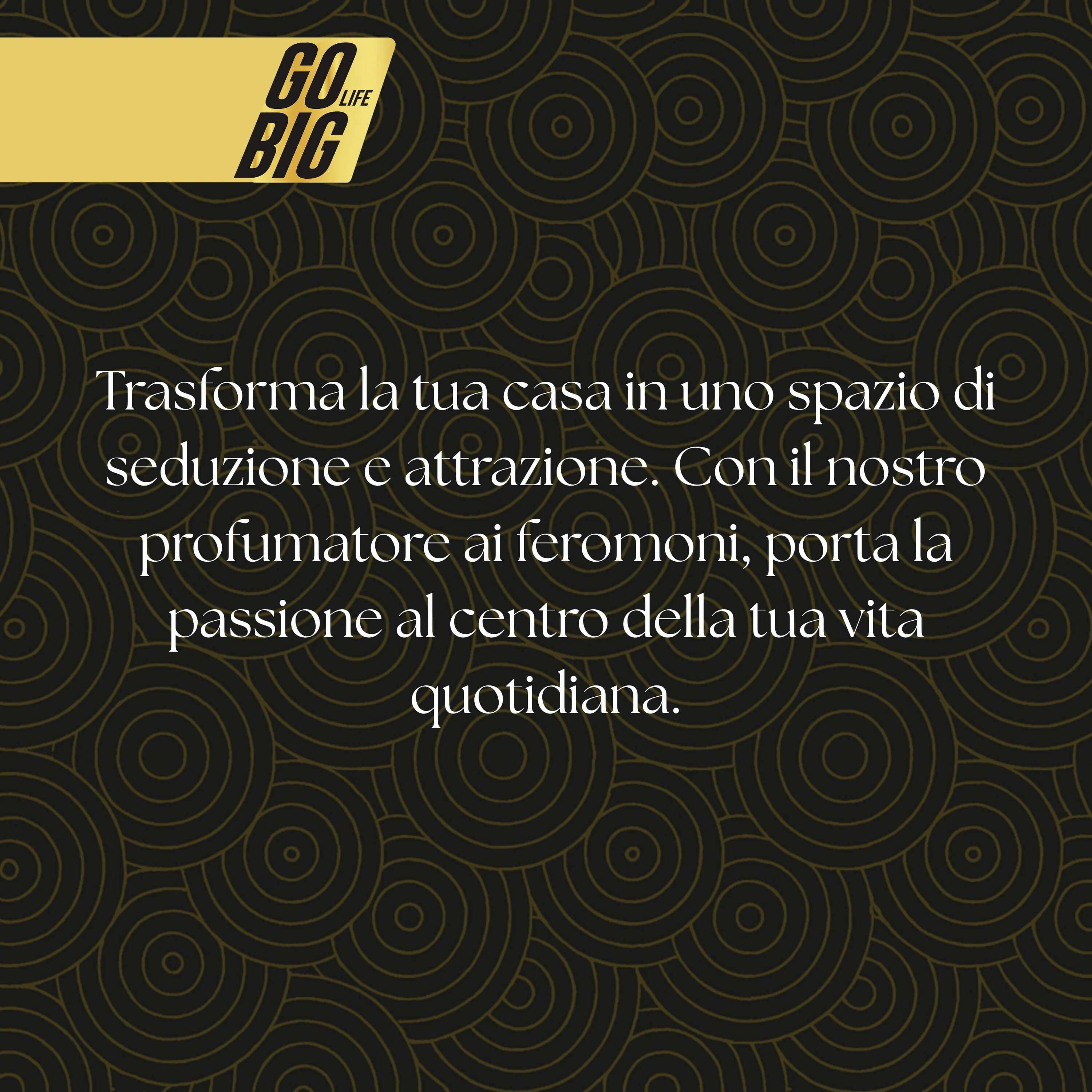 Gobig life profumatore ambiente e tessuti ai feromoni | fragranza seducente per lenzuola, divani e ambienti | aumenta l'attrazione e la passione in casa | diffusore elegante e accogliente in Spray profumati per la stanza BasketGuru Italia - Palermo, commercioVirtuoso.it