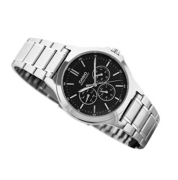 Orologio casio da uomo, MTP-V300D-1A, quadrante cronografo con sfondo nero, movimento al quarzo impermeabile in Orologi da polso Loweconomy - Marineo, commercioVirtuoso.it