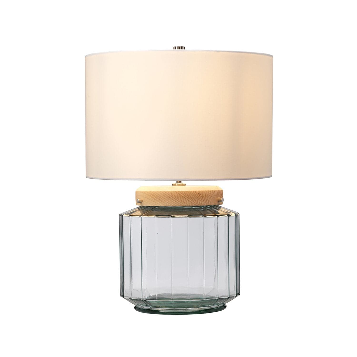 Lampada Da Scrivania Contemporanea Luga Acciaio Vetro Trasparente 1 Luce E27 in Lampade da tavolo e abat-jour LuceArt - Montecorvino Pugliano, commercioVirtuoso.it