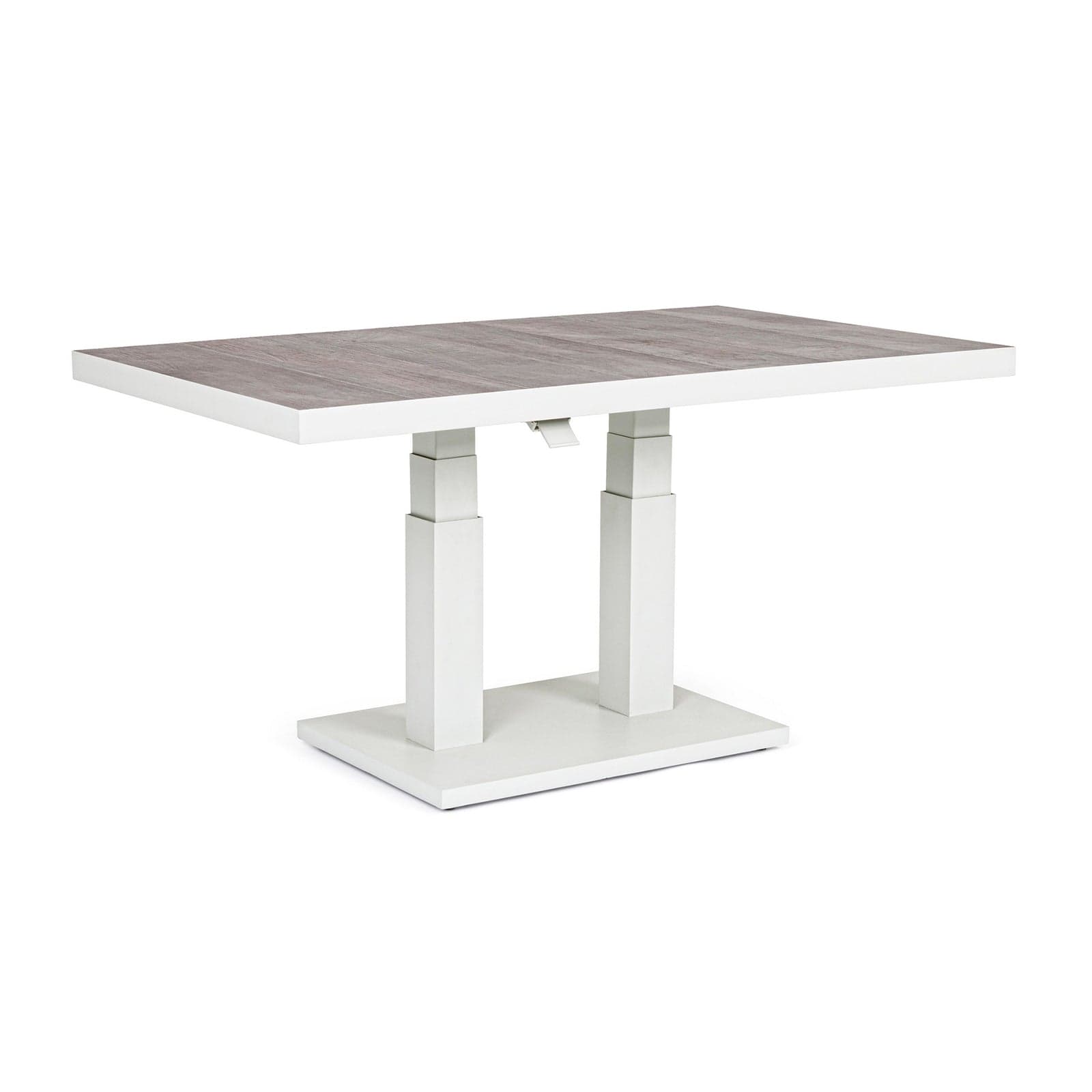 Tavolino "Truman" con struttura in alluminio, con piano in ceramica, altezza regolabile - 22