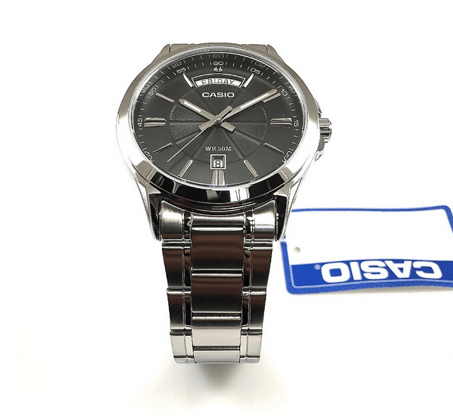 Orologio Casio da polso per uomo , MTP-1381D-1A, in acciaio inossidabile color argento, movimento al quarzo, impermeabile in Orologi da polso Loweconomy - Marineo, commercioVirtuoso.it