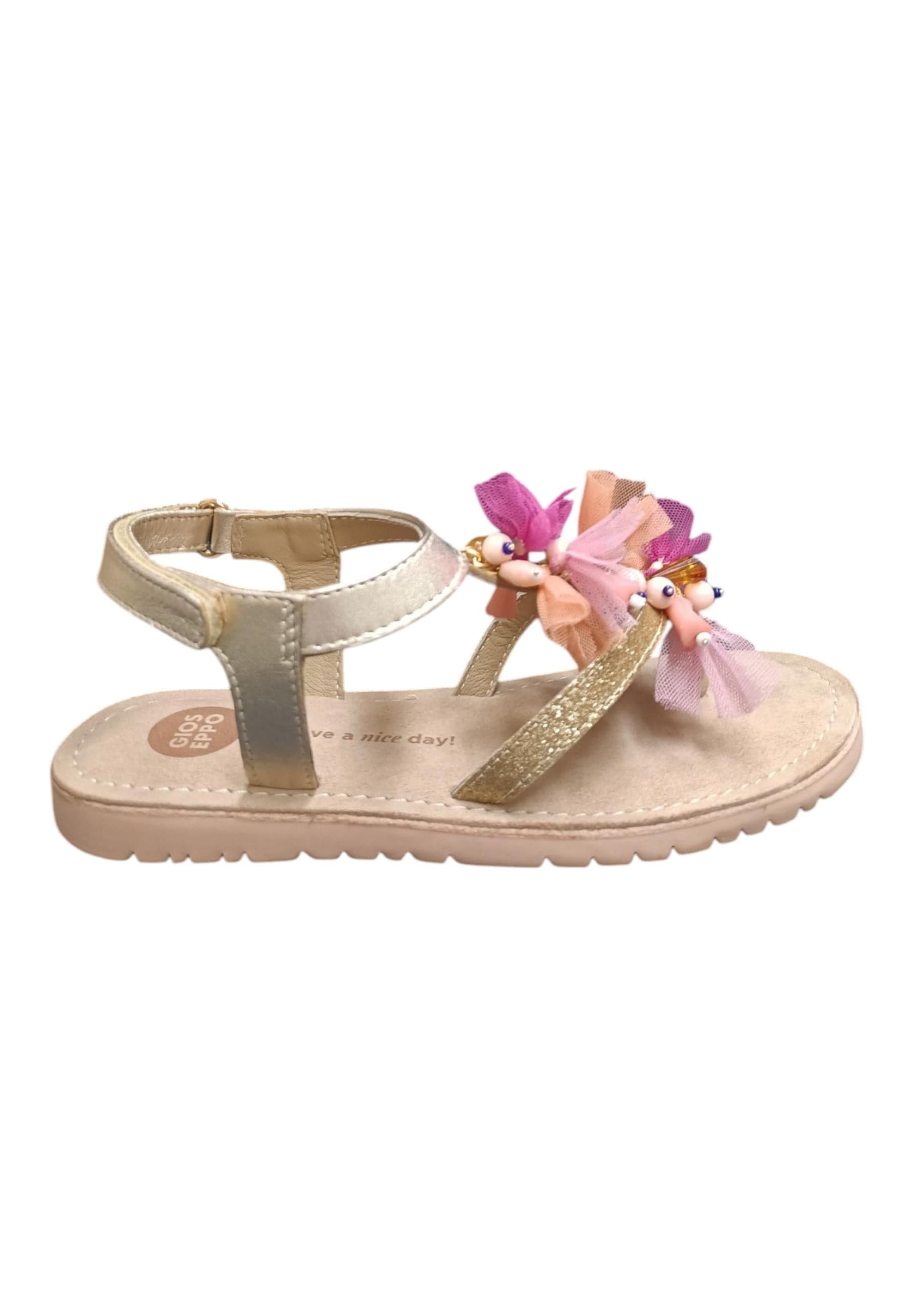 Sandalo bambina Gioseppo Oakham multicolor pelle velcro comfort elegance - 6