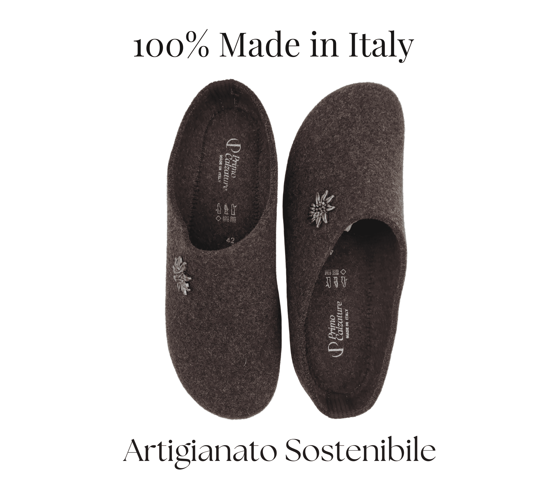 Primo Calzature Ottime Ciabatte Uomo Invernali, Pantofole Tirolesi in Lana per Casa 100% Made in Italy in Pantofole Primo Calzature - Venezia, commercioVirtuoso.it