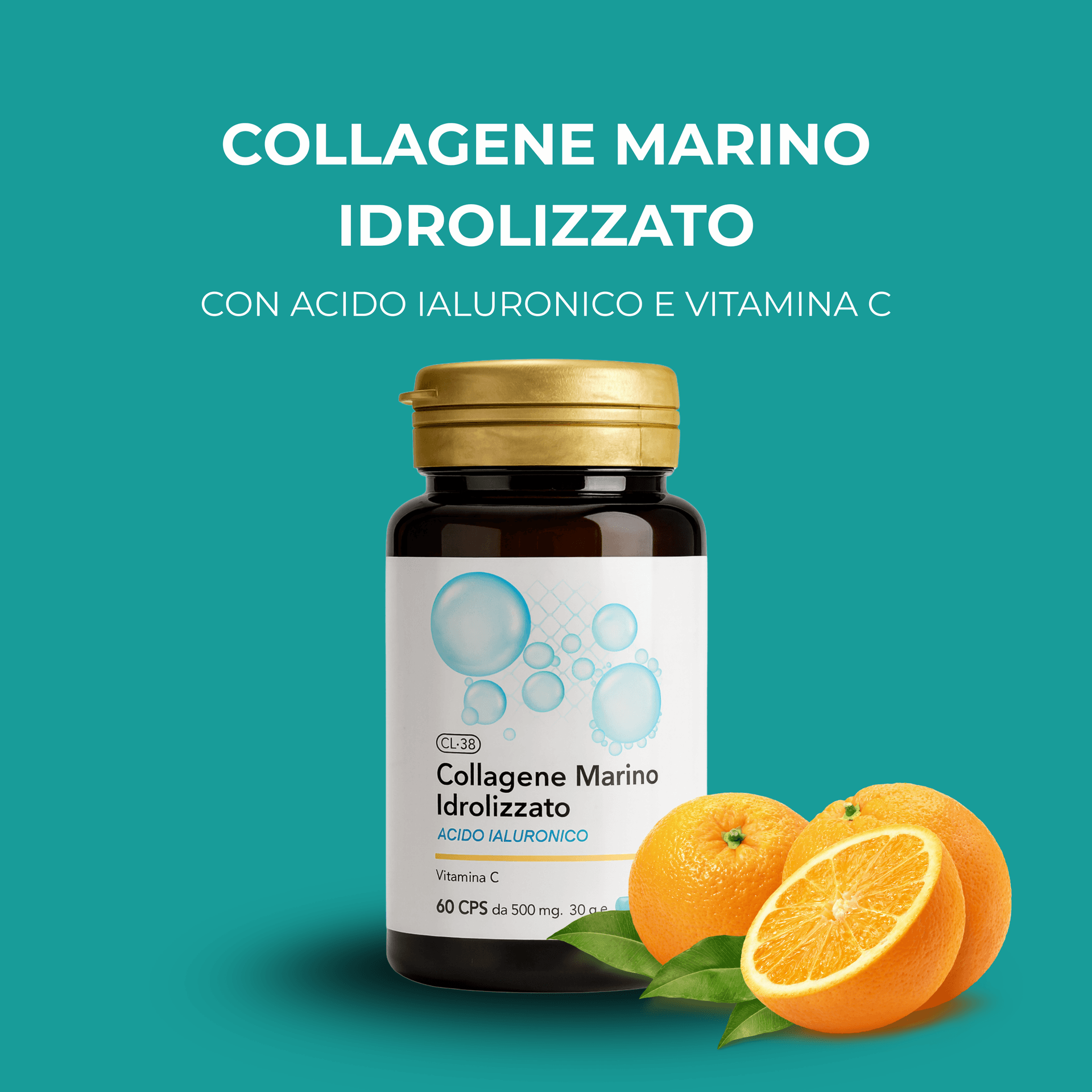 Collagene Marino Idrolizzato con Acido Ialuronico e Vitamina C – Supporto per Pelle Luminosa, Articolazioni e Ossa | Alta Biodisponibilità | CL-38 AlohaLabs 60 Compresse 500MG in Multivitamine e minerali BasketGuru Italia - Palermo, commercioVirtuoso.it
