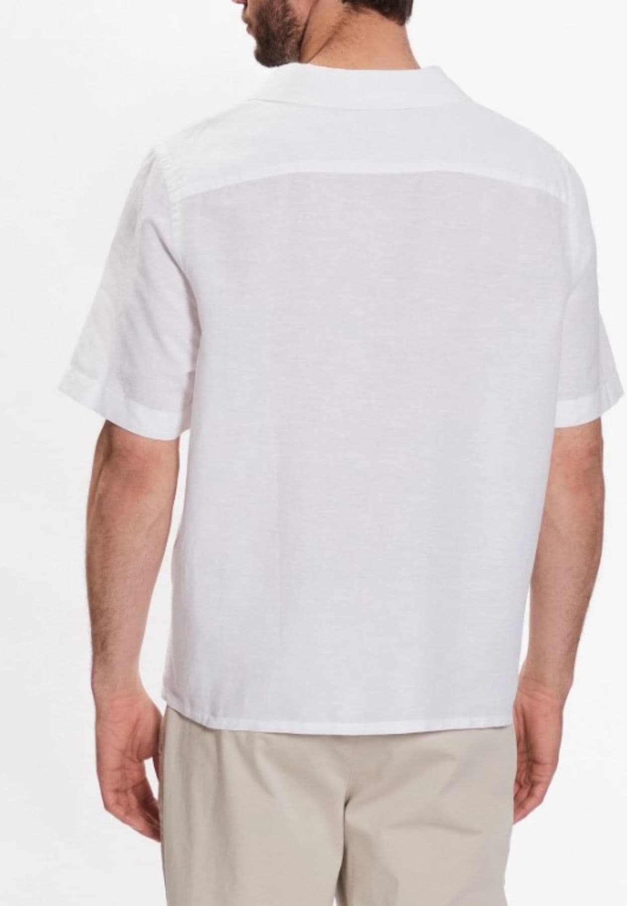 calvin klein CAMICIA LINEN COTTON CUBAN SS SHIRT da uomo in Camicie casual Drestige - Casamassima, commercioVirtuoso.it