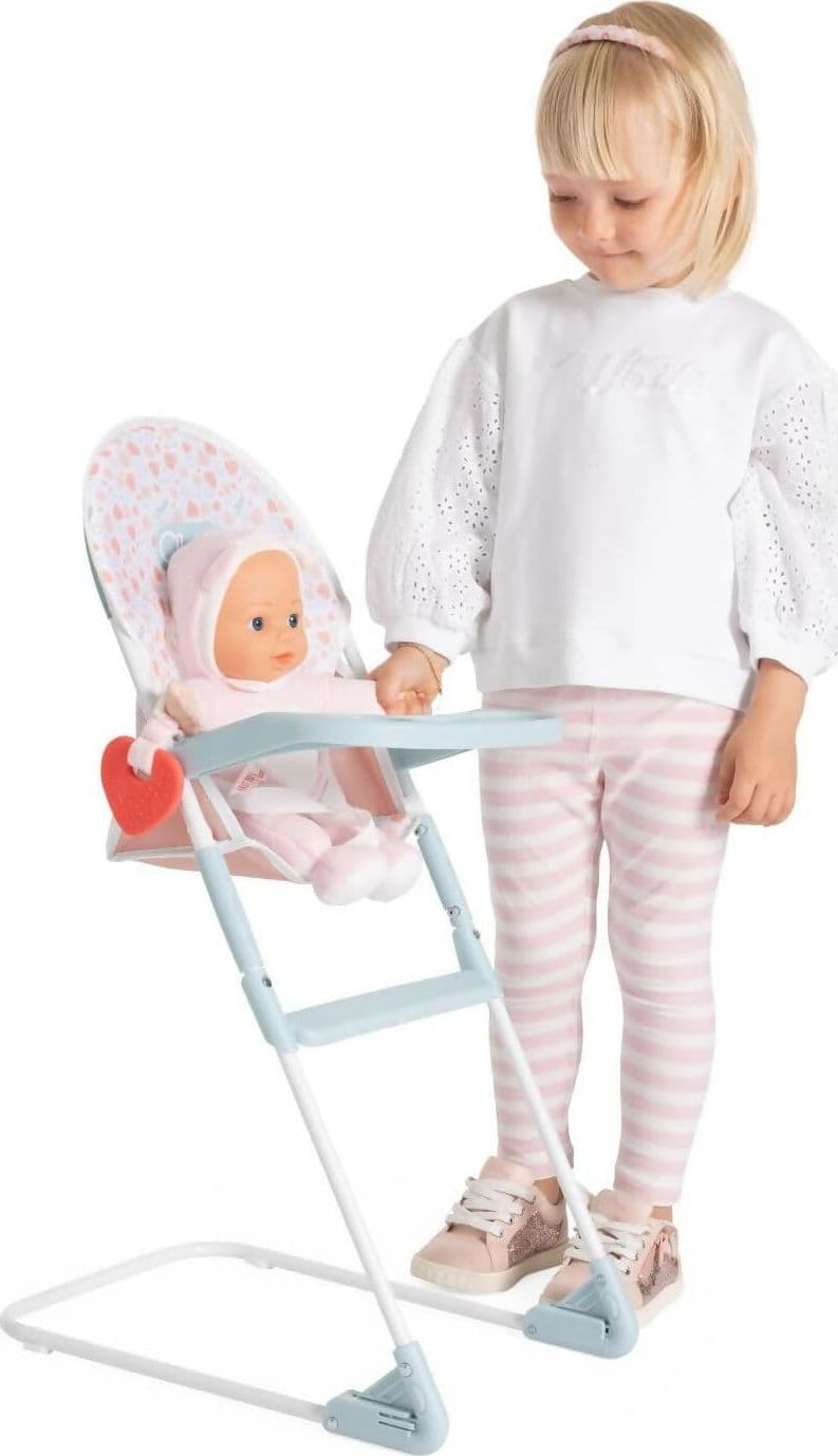 CHICCO Seggiolone per Bambole, per Bambini da 3 Anni in su, Seggiolone Giocattolo, con Struttura in Metallo e Dettagli realistici, Vassoio e Poggiapiedi in Plastica, Leggero e Facile da assemblare in Giochi elettronici Sanitaria Gioia del Bimbo - Villa San Giovanni, commercioVirtuoso.it