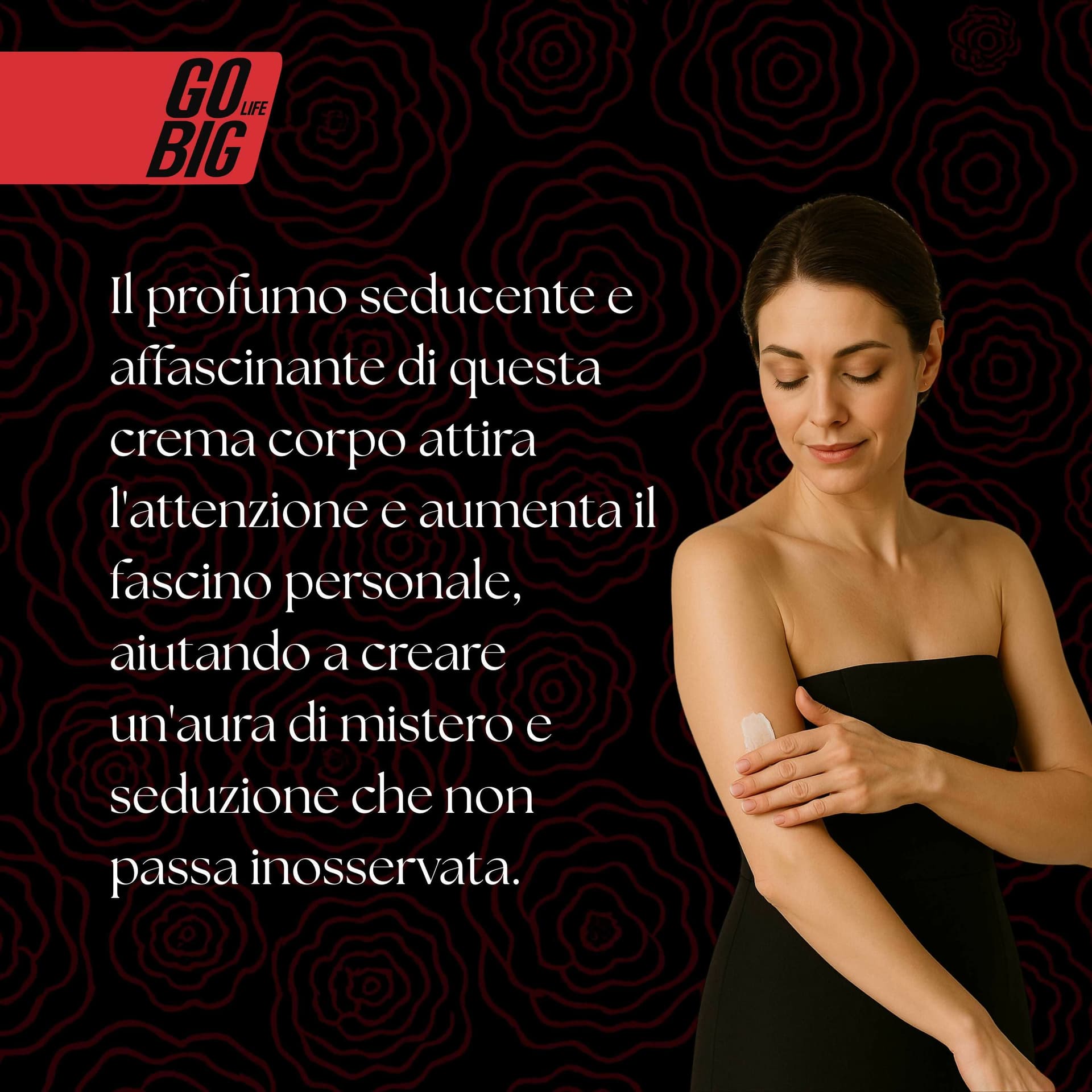 Gobig life crema corpo ai feromoni con vitamina e e lectina - idratazione profonda, aumento dell'attrattiva e sicurezza - formula con ingredienti naturali - profumo seduce e attrae in Afrodisiaci BasketGuru Italia - Palermo, commercioVirtuoso.it