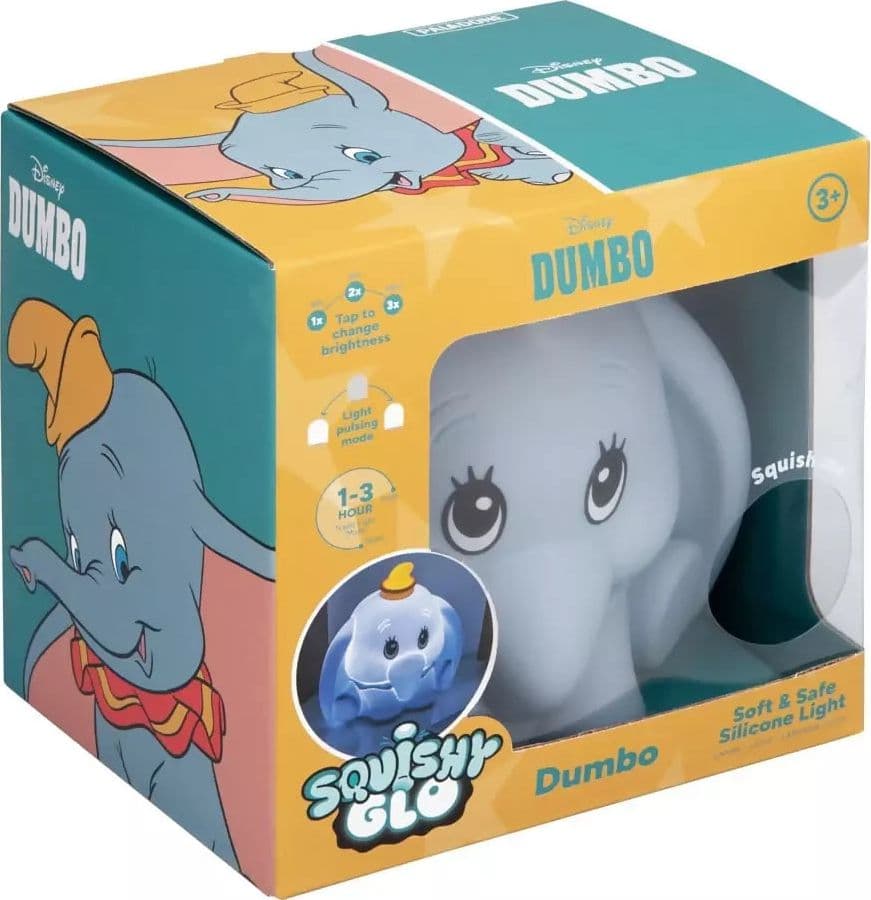 Disney Squishy Glo Silicone Light Dumbo lampada