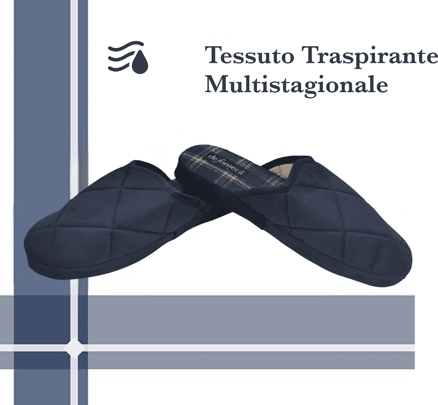 DeFonseca Ciabatte Uomo alla Milanese, Pantofole Invernali Chiuse da Casa, Lavabile e per Ospiti in Pantofole Primo Calzature - Venezia, commercioVirtuoso.it