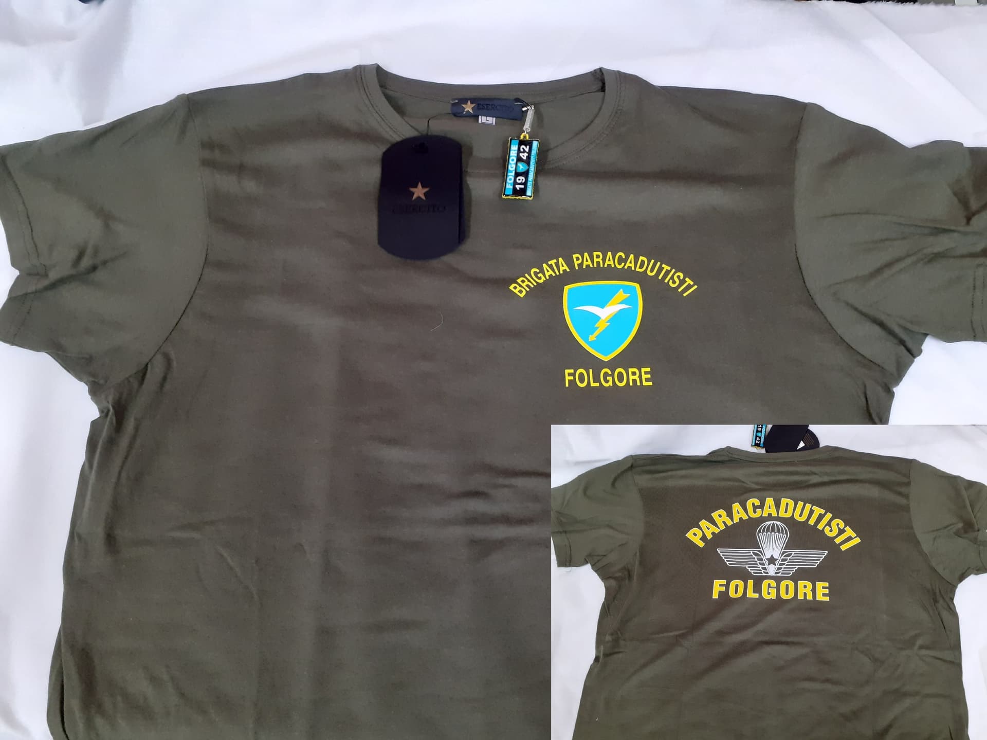 T-shirt Folgore vari colori in T-Shirt Il Distintivo - Pesaro, commercioVirtuoso.it