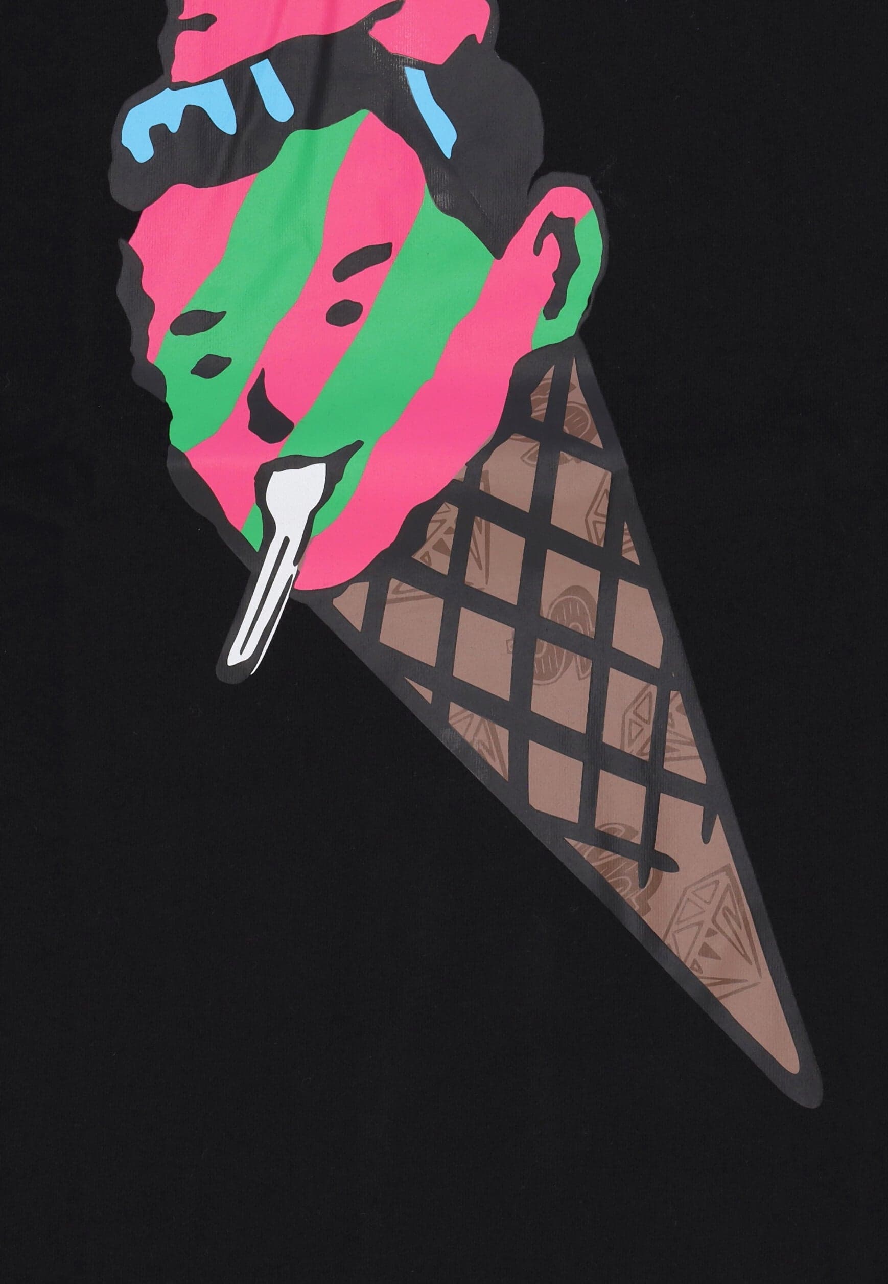 ICE CREAM Maglietta Uomo Cone Man Tee Black da uomo in Stampi per ghiaccio Drestige - Casamassima, commercioVirtuoso.it