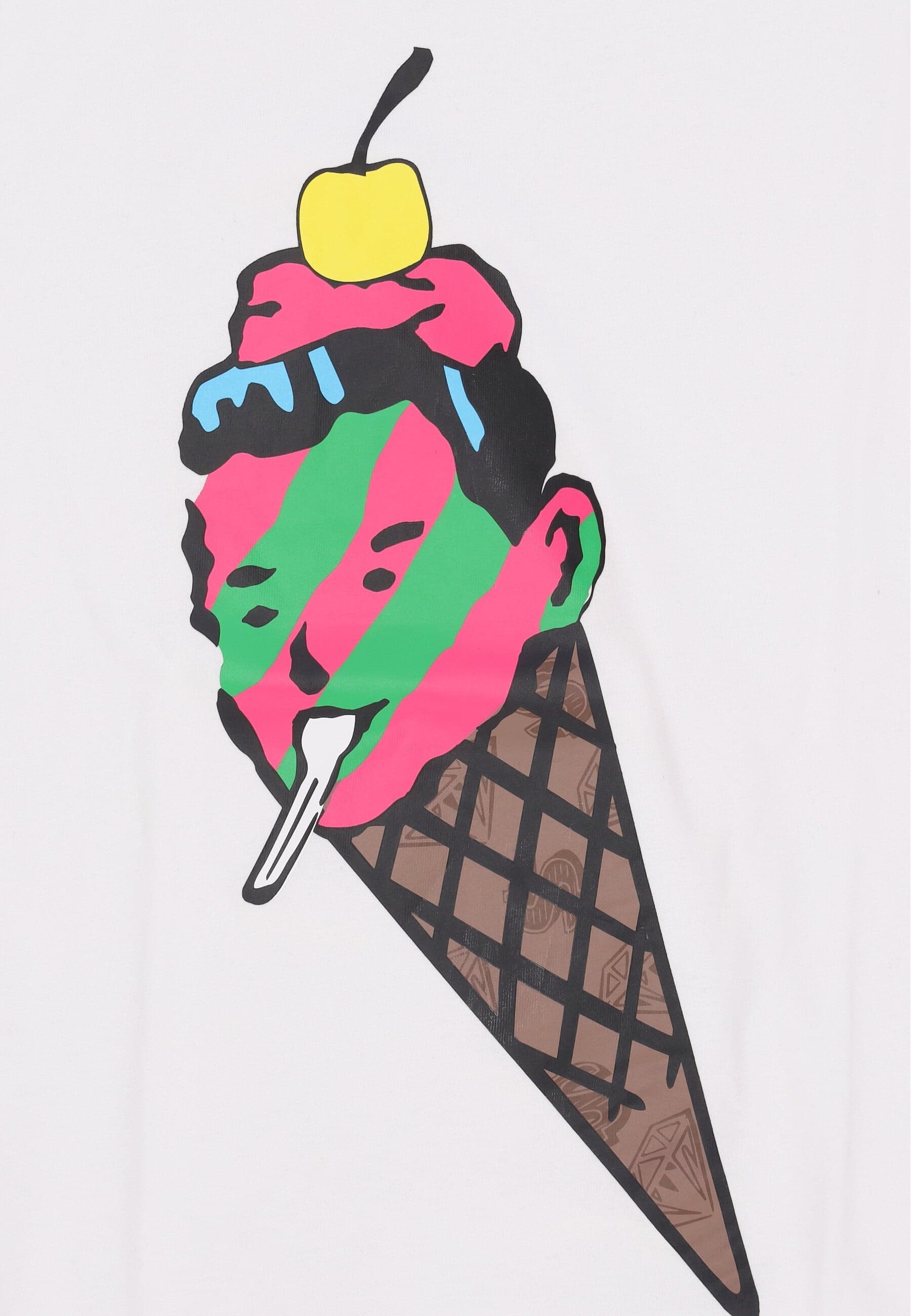 ICE CREAM Maglietta Uomo Cone Man Tee White da uomo in T-shirt Drestige - Casamassima, commercioVirtuoso.it