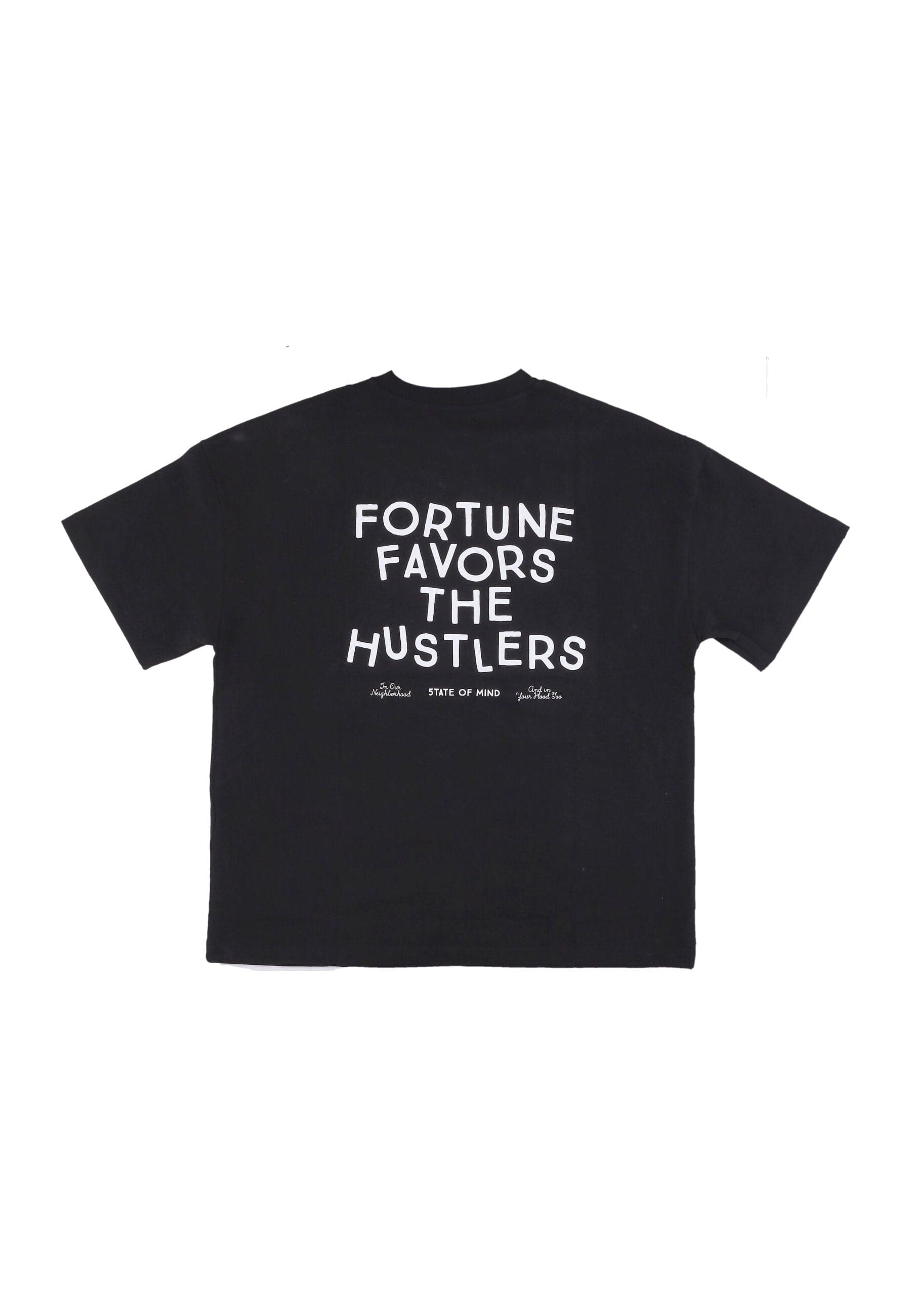 5TATE OF MIND Maglietta Uomo Fortune Tee Black da uomo in T-shirt Drestige - Casamassima, commercioVirtuoso.it