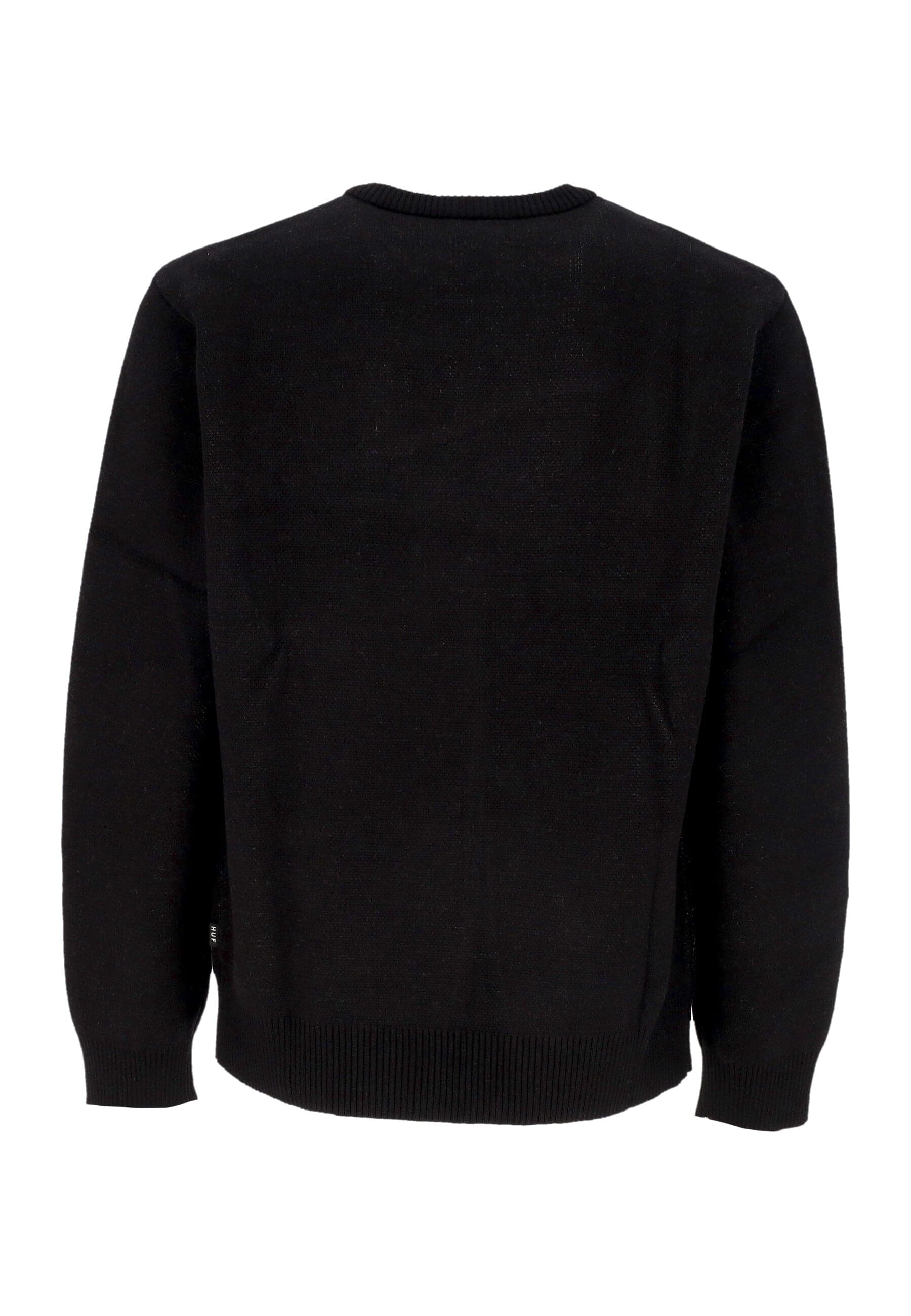 HUF Maglione Uomo Song Intarsia Sweater Black da uomo in Maglioni Drestige - Casamassima, commercioVirtuoso.it