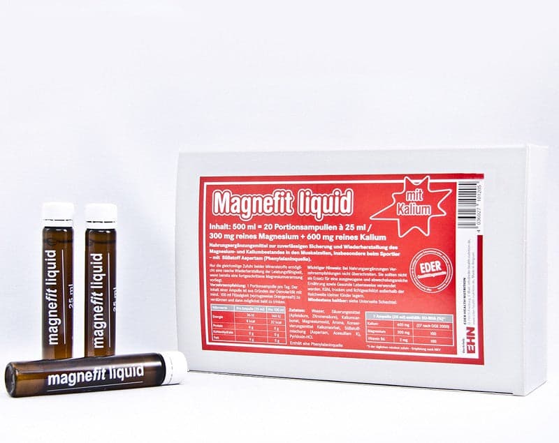 Magnefit liquid - Scen - Magnesio, Potassio e vitamina B6, liquido pronto da bere in ampulle. in Multivitamine Scen Scientific and Natural - Poggibonsi, commercioVirtuoso.it