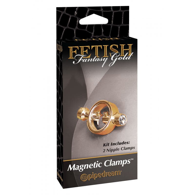 Morsetti Magnetici capezzoli Oro BDSM Pipedream Fetish Fantasy Gold Clamps Sexy in prodotto Erosdom - Palmi, commercioVirtuoso.it