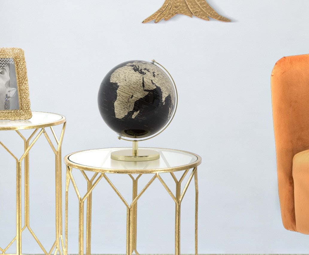 Mappamondo Gold Cm 25X34 Cancelleria e prodotti per ufficio/Scuola e materiale didattico/Materiale scolastico/Mappamondi Led Mall Home - Napoli, Commerciovirtuoso.it